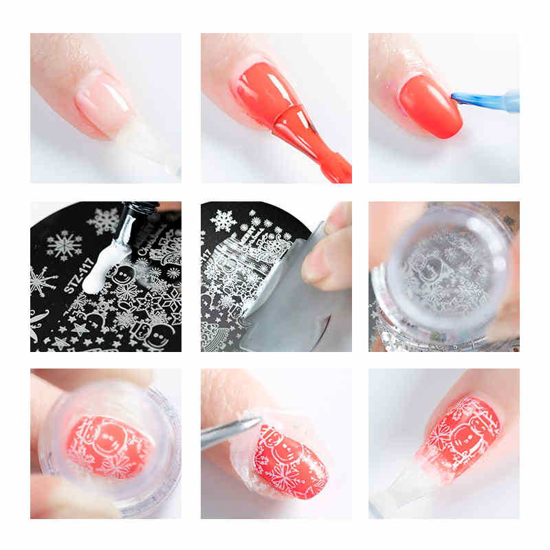 Новая стальная пластина для печати Mobray для штамповки гелевых ногтей для красоты